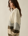 Jacquard-Knit Crewneck Tetons Sweater