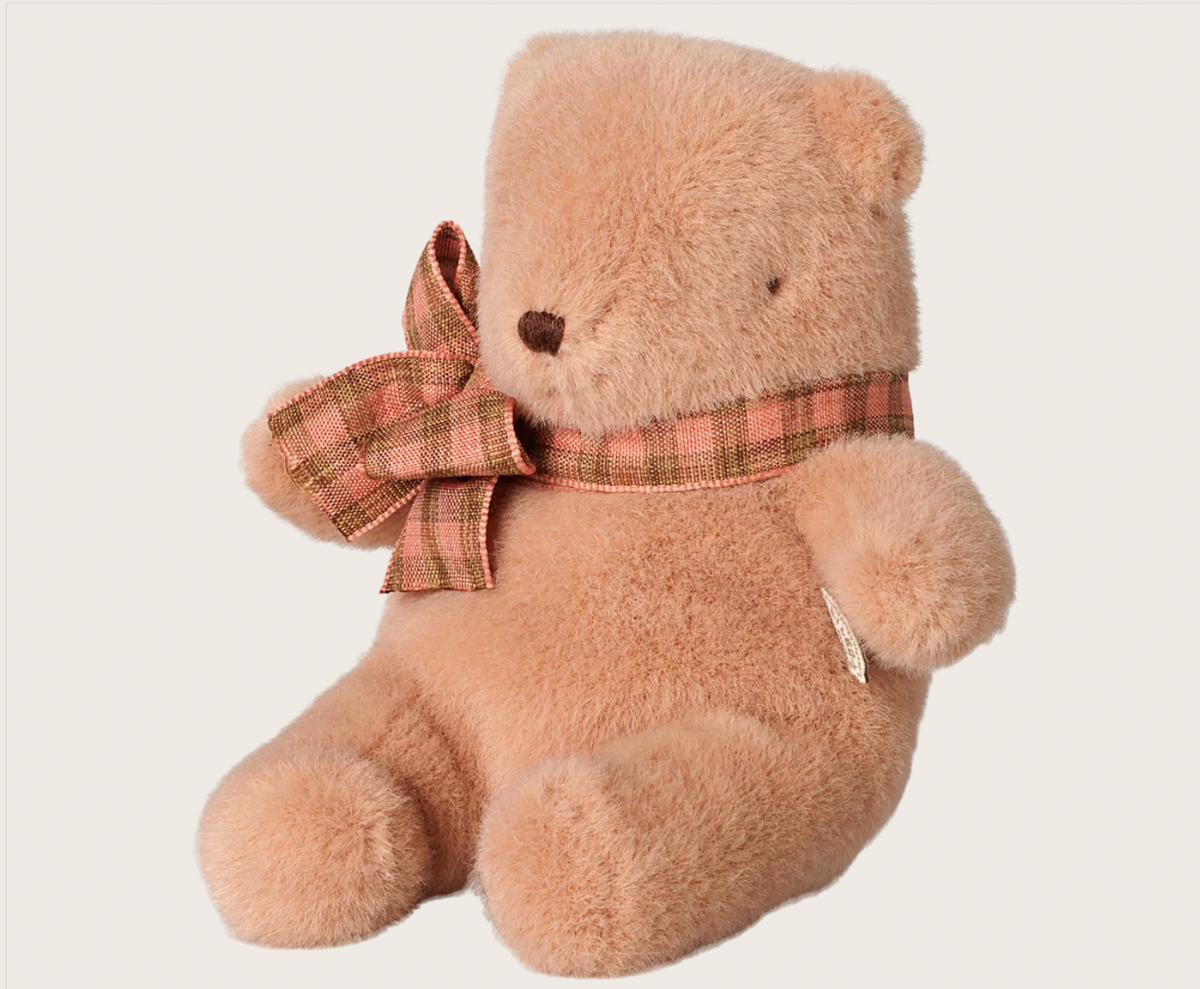 Teddy bear plush, Mini - Vintage rose