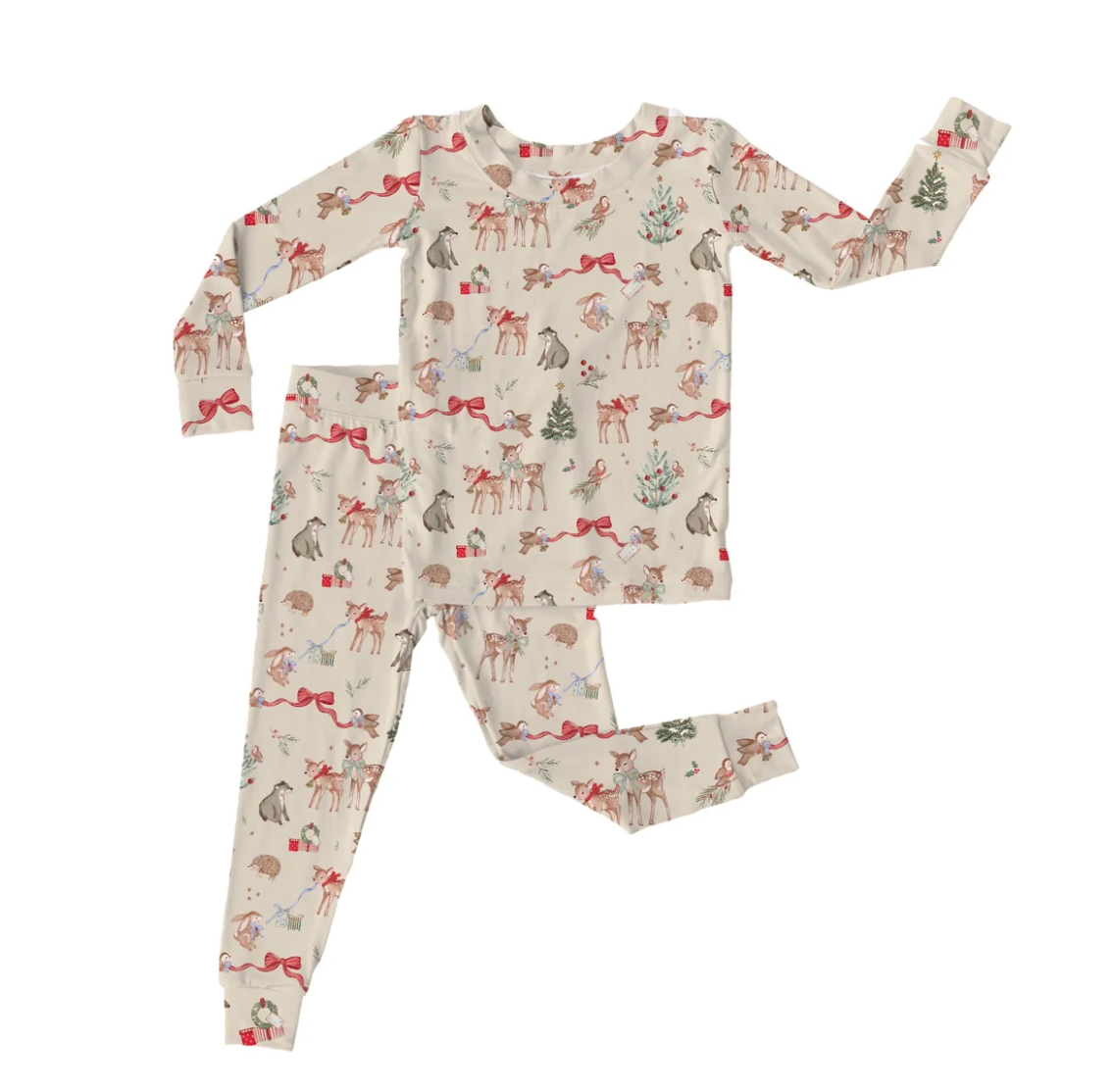 Laney Baby Woodland Noel Long Sleeve Set