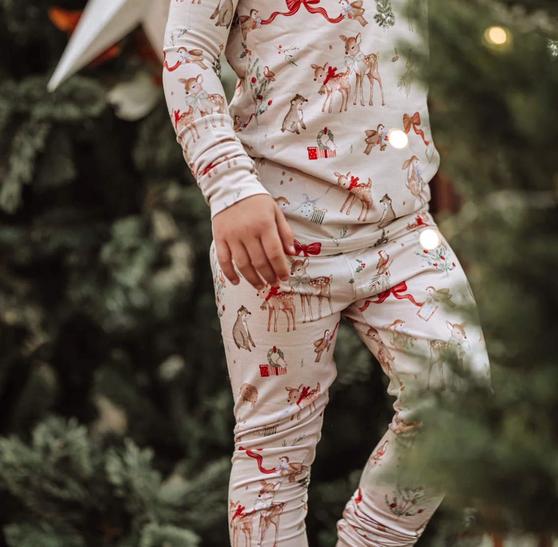 Laney Baby Woodland Noel Long Sleeve Set