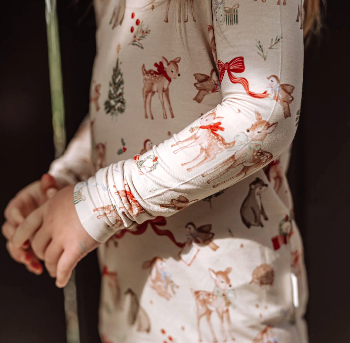 Laney Baby Woodland Noel Long Sleeve Set