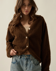Lilly Sherpa Fleece Button Down Jacket