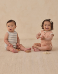 TERRY TANK + SHORT SET SKY STRIPE, Quincy Mae