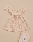 FLUTTER DRESS STRAWBERRIES, Quincy Mae