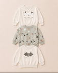 QUINCY MAE RELAXED FLEECE SWEATSHIRT BABY BATS