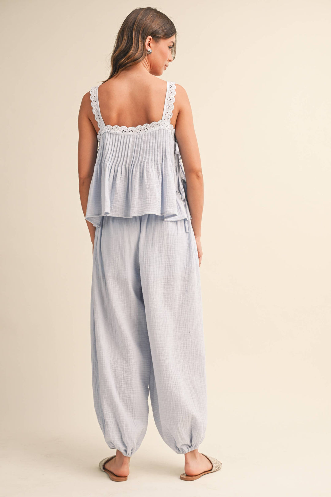 Lauren Blue Gauze Set