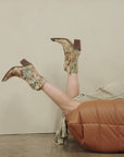 The Sorrel | Floral Tapestry Western Bootie