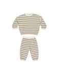 Relaxed Set - Blue Vintage Stripe